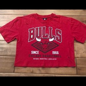 Chicago Bulls Crop Top Size S